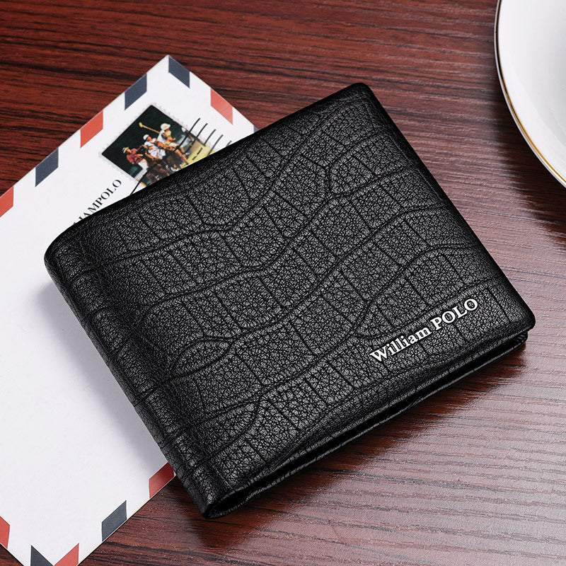 Emperor Paul Men’s Genuine Leather Short Wallet
