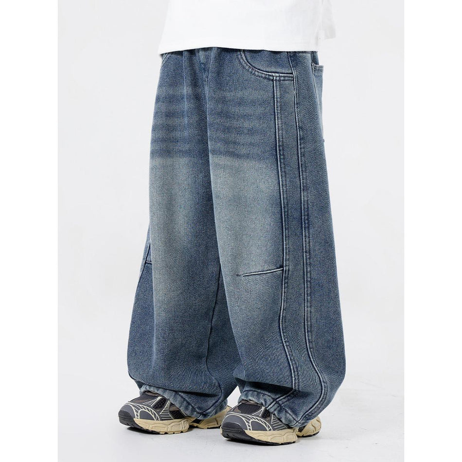 Boys Fleece-Lined Wide Jeans 2025