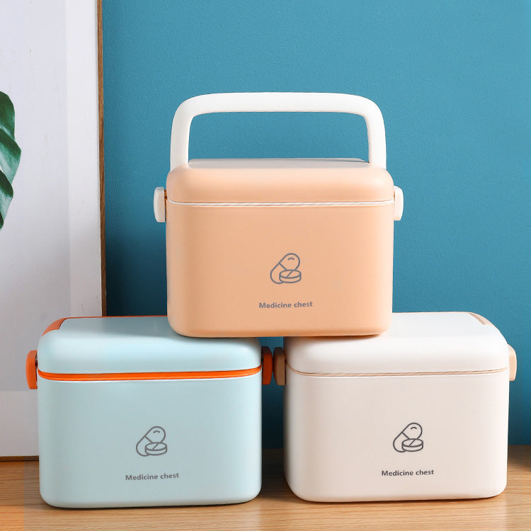 Large-Capacity Multi-Layer Household Medicine Storage Box
