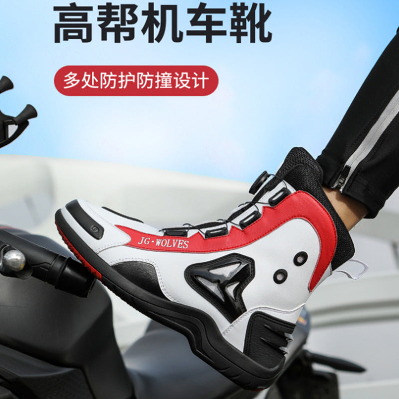 All-Season Jiugulang High-Top Motorcycle Riding Boots