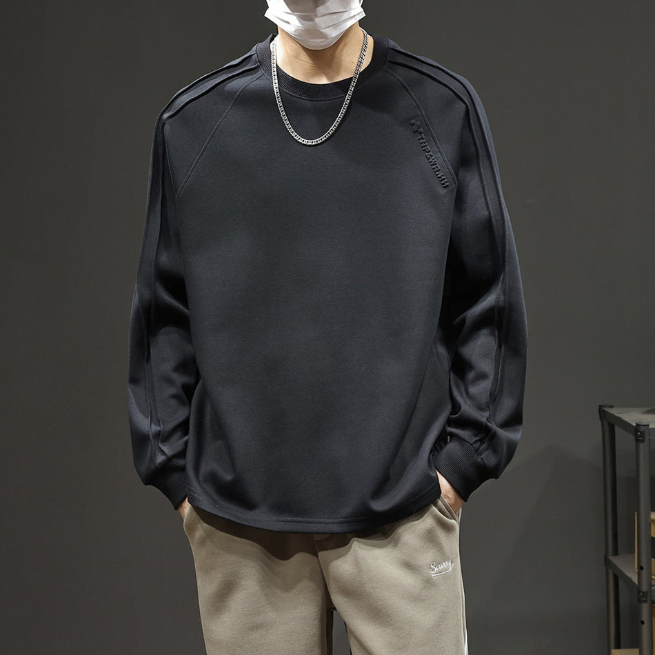 American-Style Oversized Pullover Sweatshirt Men 2026