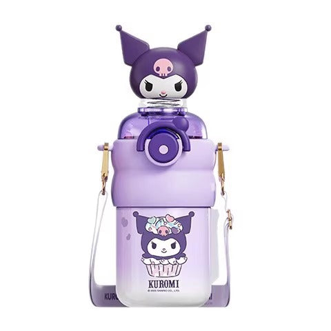 STOCK-Stitch Cartoon Thermos – Large Capacity for Students