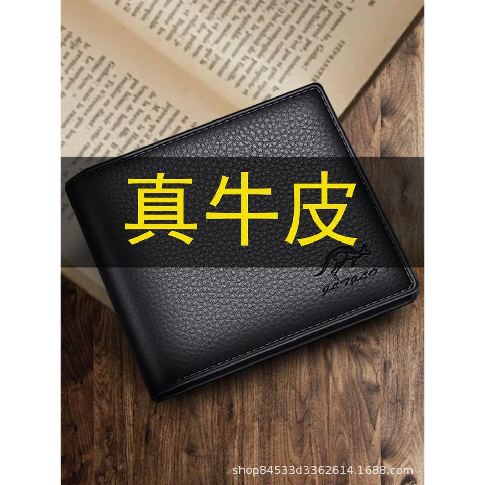 Men's Genuine Cowhide Leather Wallet