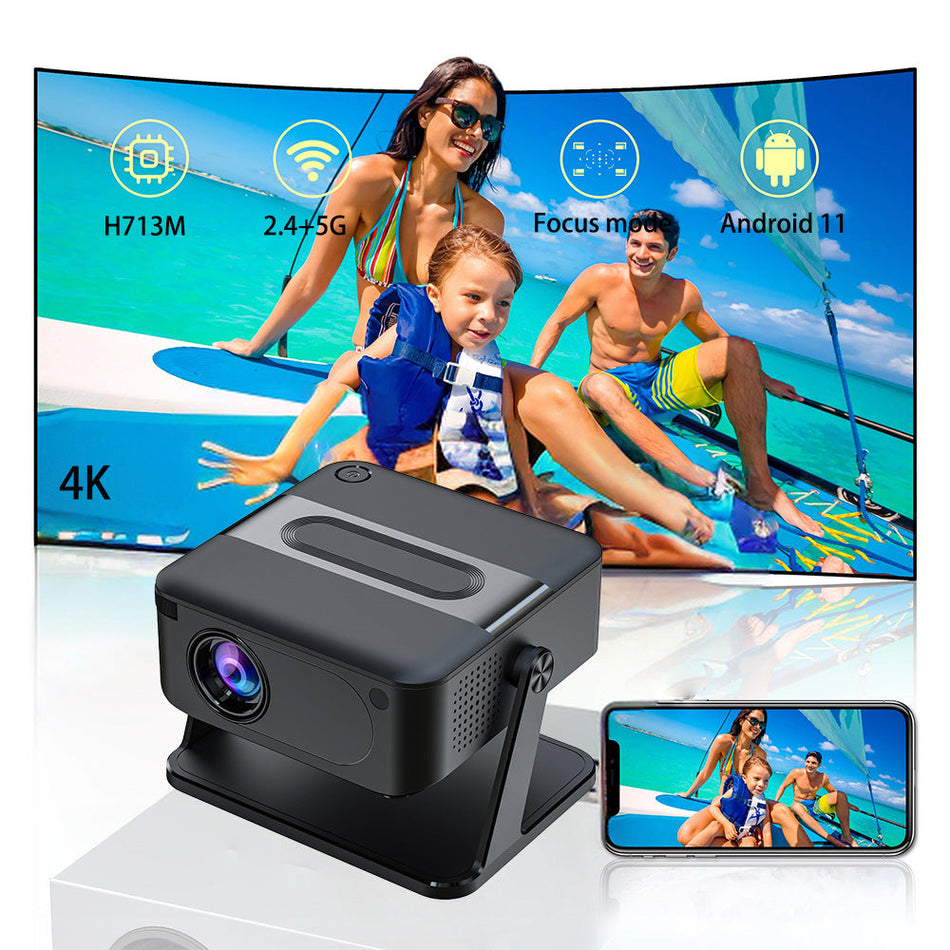 HA109 WiFi HD Mini Projector Pan-Tilt Home & Office