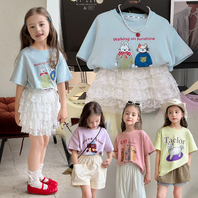 Tutu Elephant Girl’s Tee