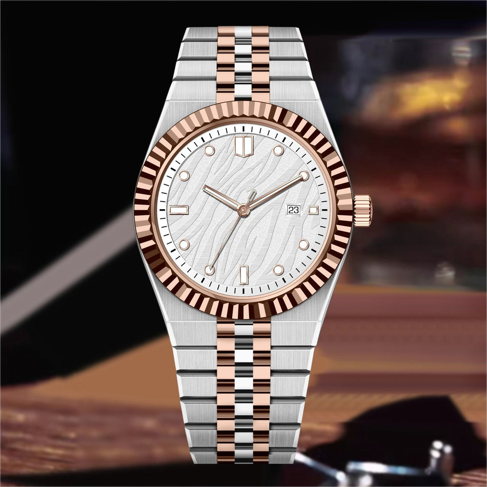 High-End Men’s Steel Band Luminous Quartz Watch