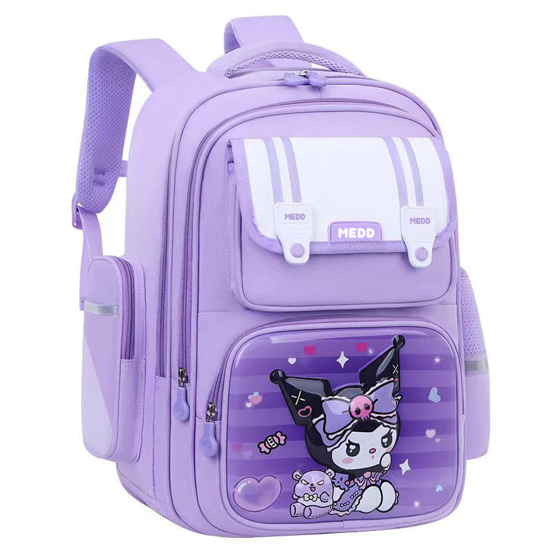 Cartoon Kids’ Large-Capacity School Backpack