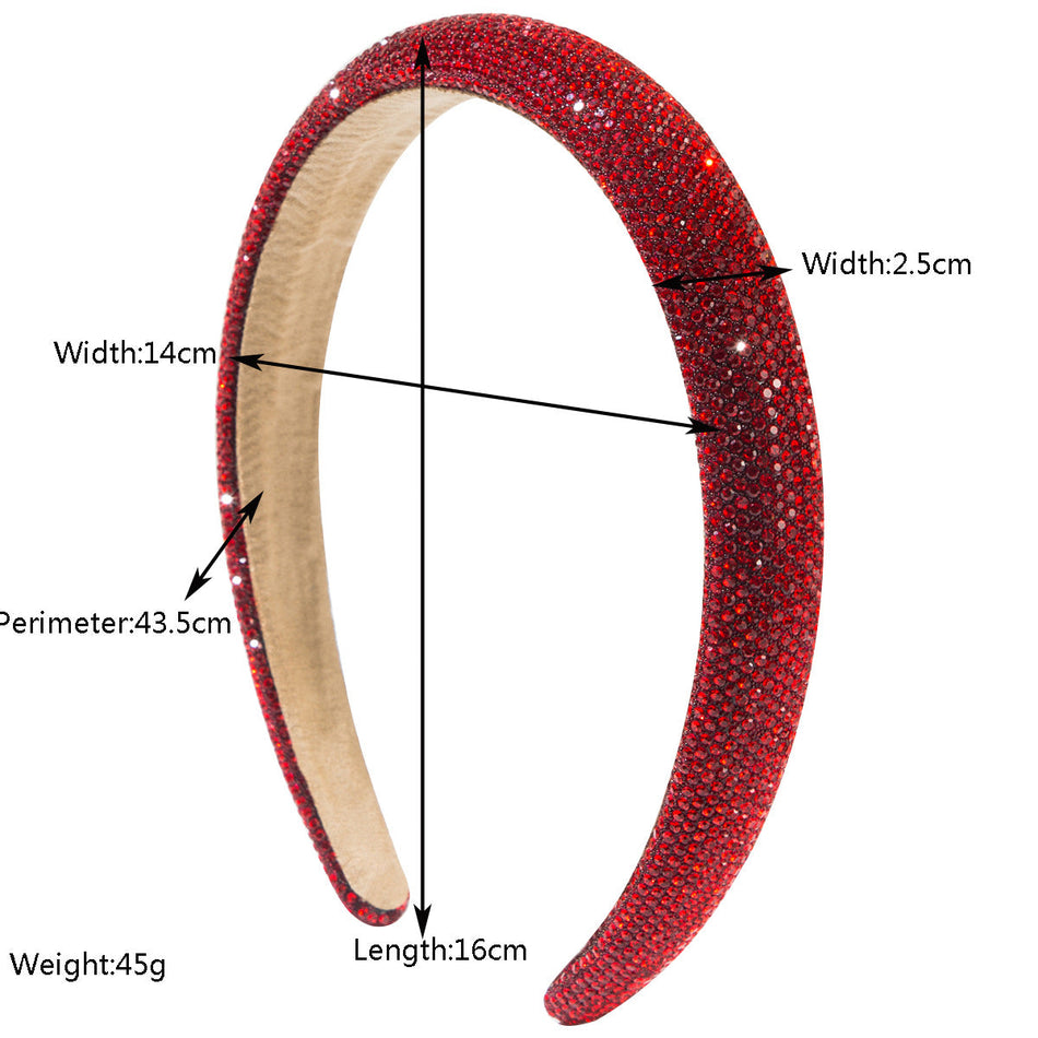 Diamond Sponge High-Crown Hair Band
