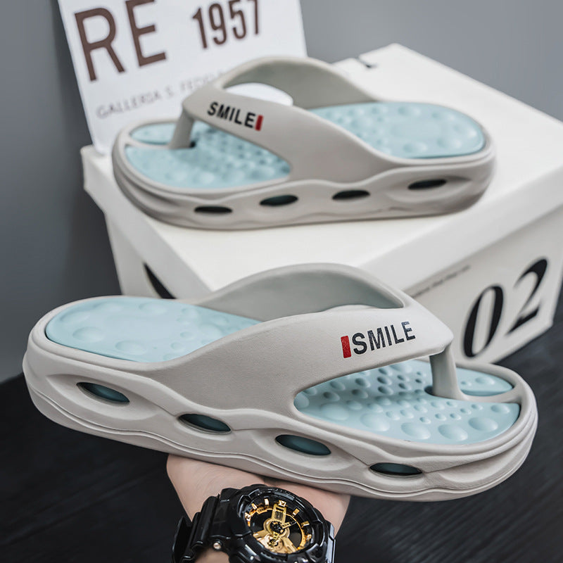 Men’s Thick Sole Flip-Flops | 2025 Sport Beach Sandals