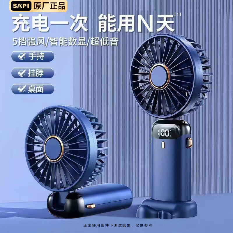 USB Handheld Mini Fan – Foldable Portable Desktop Fan with