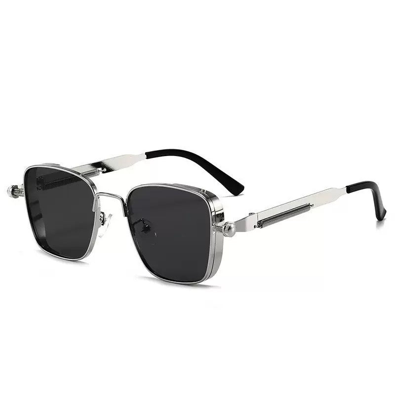 Metal Steampunk Retro Box Sunglasses | Trend 2025