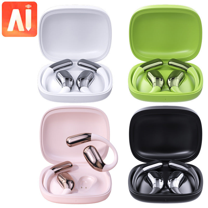 AI Translation Ear-Hanging Wireless Bluetooth Sports Headset