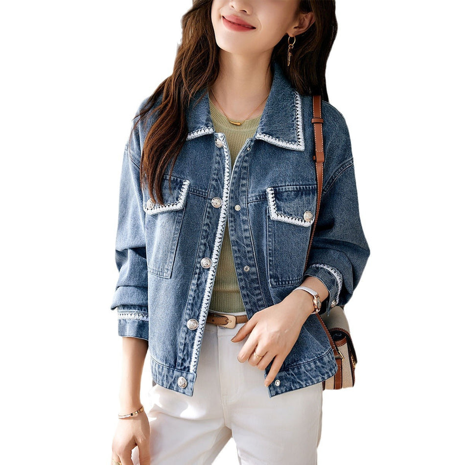 Loose Elegant Commuter Denim Jacket