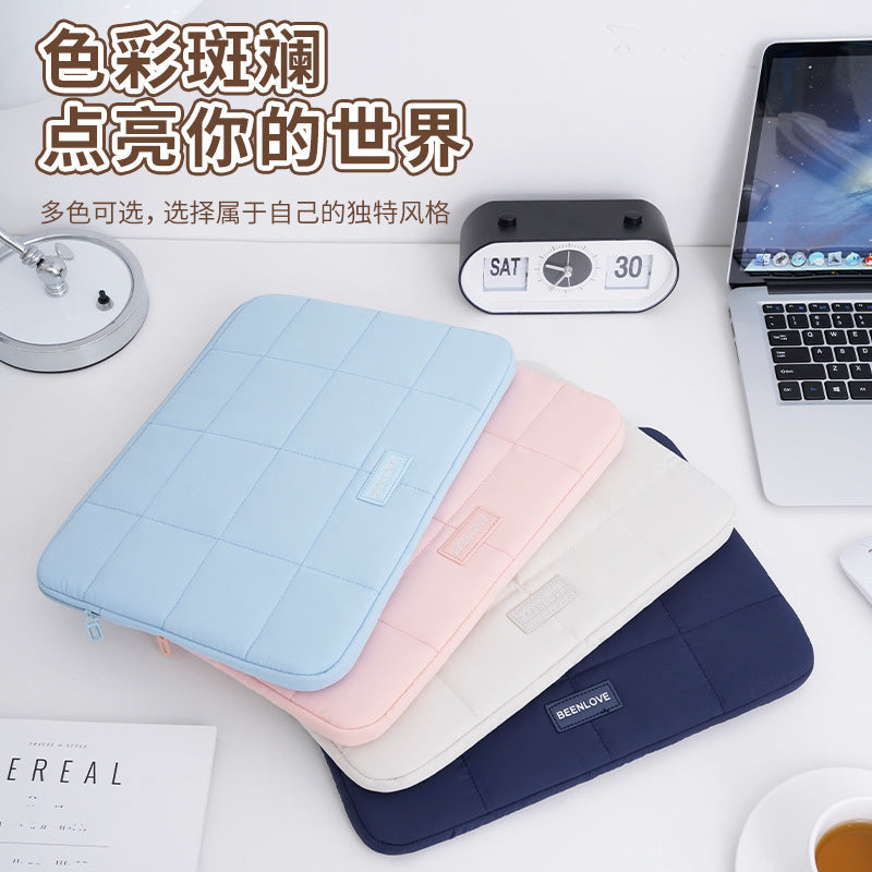 Quilted Laptop Bag 14–15.6 Inch for Apple & Huawei