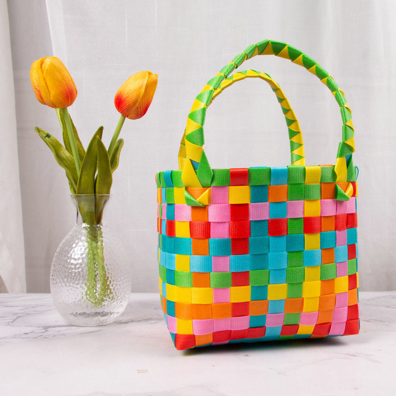 Hand-Woven Hand Basket | Food, Baby Gift & Toy Basket