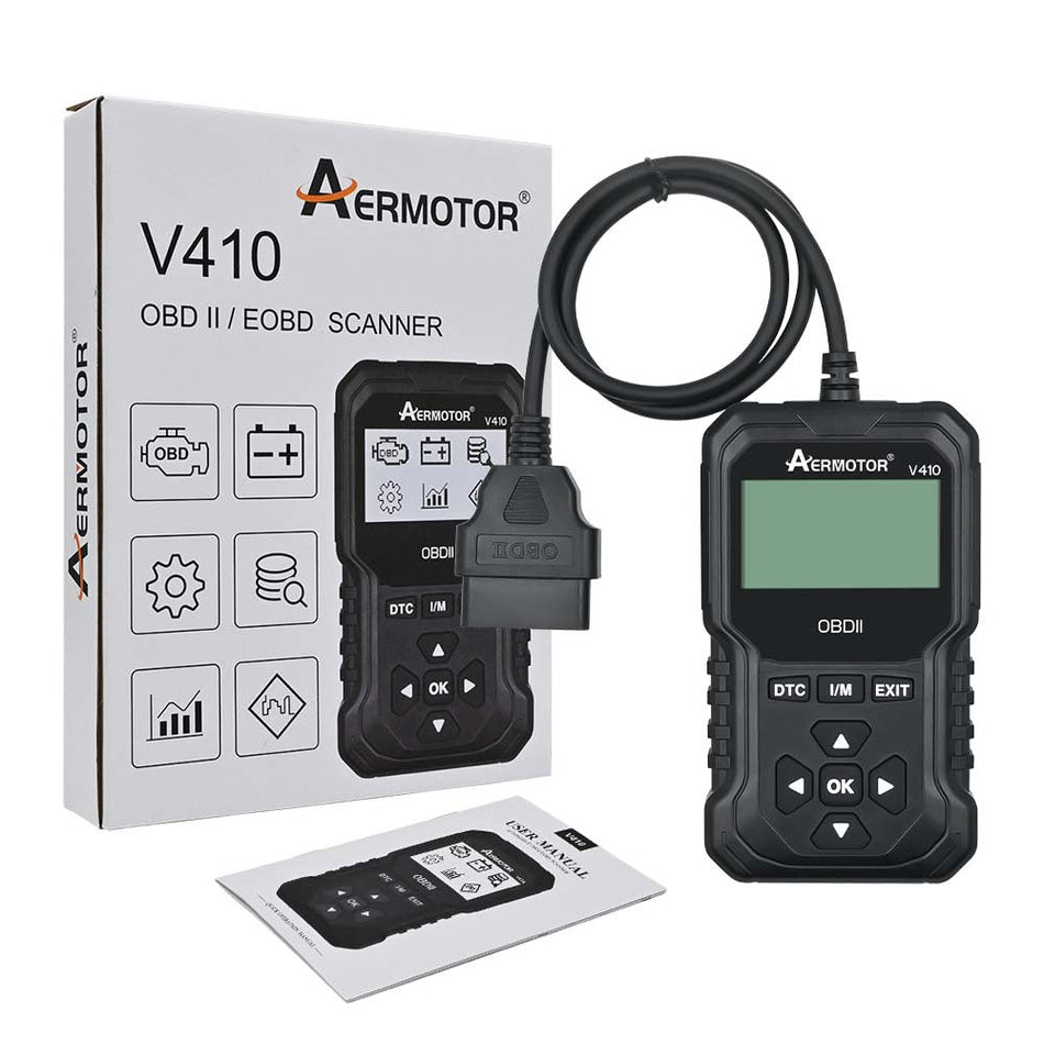 V410 OBD2 Car Diagnostic Scanner & Engine Code Reader