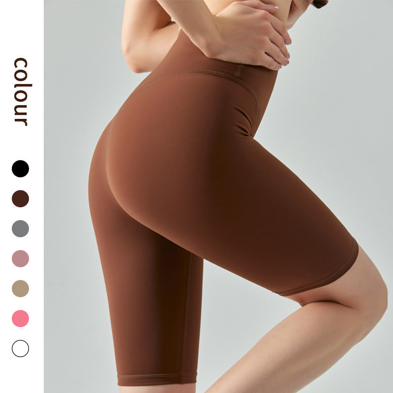 High-Elastic Women’s Tight-Fit Five-Point Fitness Shorts