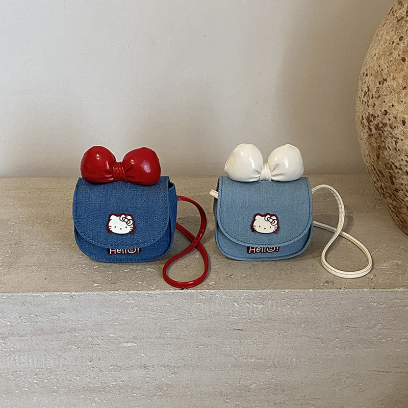 Cute Cat Coin Purse | Girls' Mini Crossbody Bag