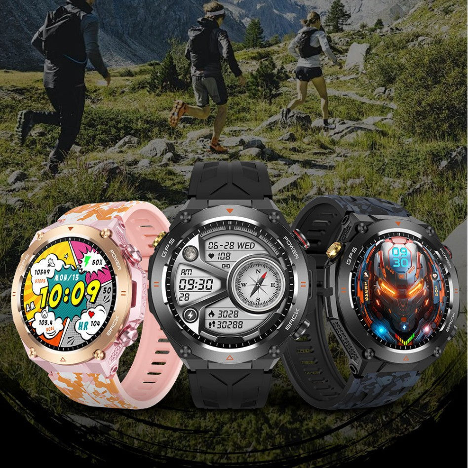 V75 Smart Watch with Heart Rate & Blood Oxygen