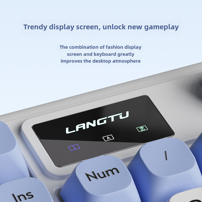 Langtu L98 Bluetooth + Wired Keyboard – 3 Modes