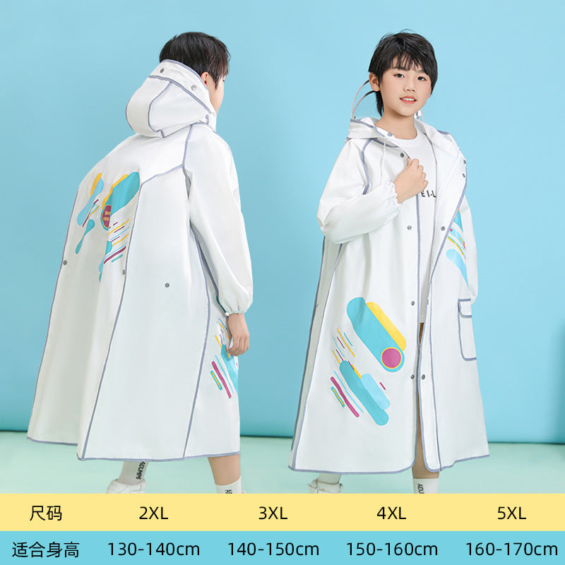 STOCK-Full-Body Kids’ Raincoat | Thick & Waterproof for School
