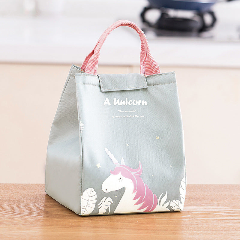 INSTOCK-Forest-Style Oxford Insulated Lunch Bag  Durable &