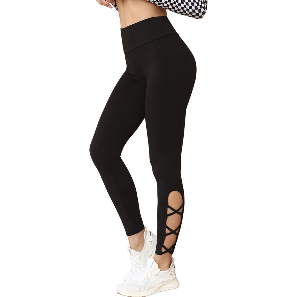 Women’s Customized High-Waist Split Sports Tights