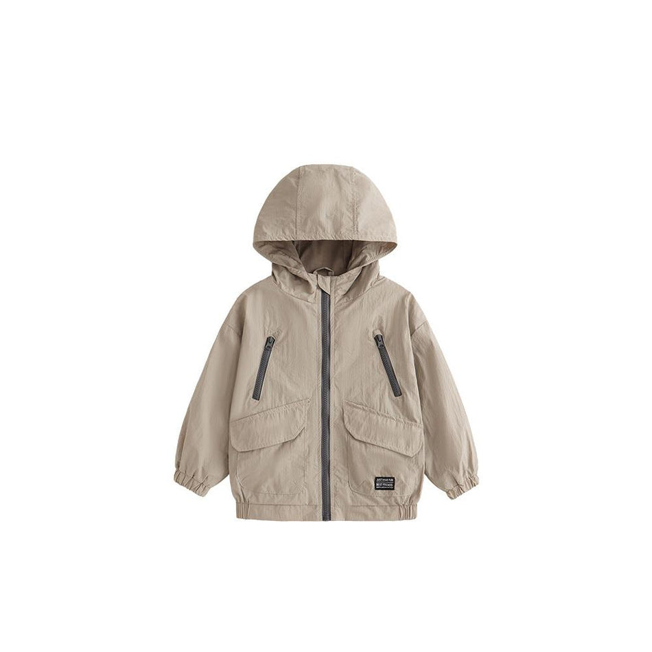 Malwee Boys Hooded Trench Coat Autumn Winter Jacket