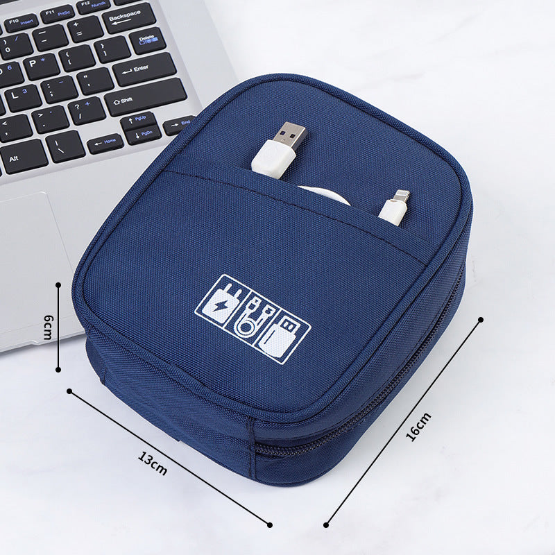 Multi-Function Electronic Accessories Storage Bag – Cable &