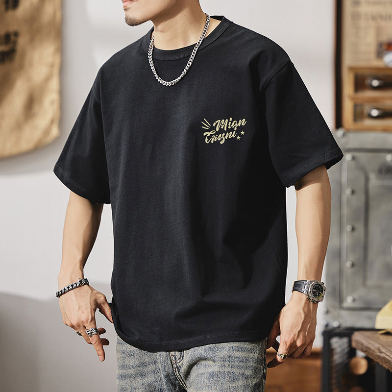 Airplane Print T-Shirt – American Style Summer Cotton Tee