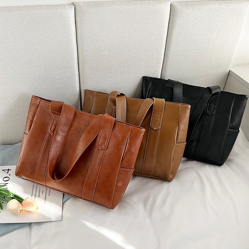 All-Match Large Capacity Tote Bag for Women – Classic Style