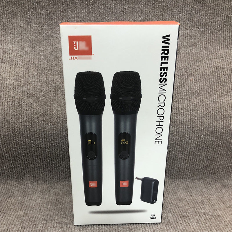 One-to-Two Wireless Microphone Set for Karaoke & Home