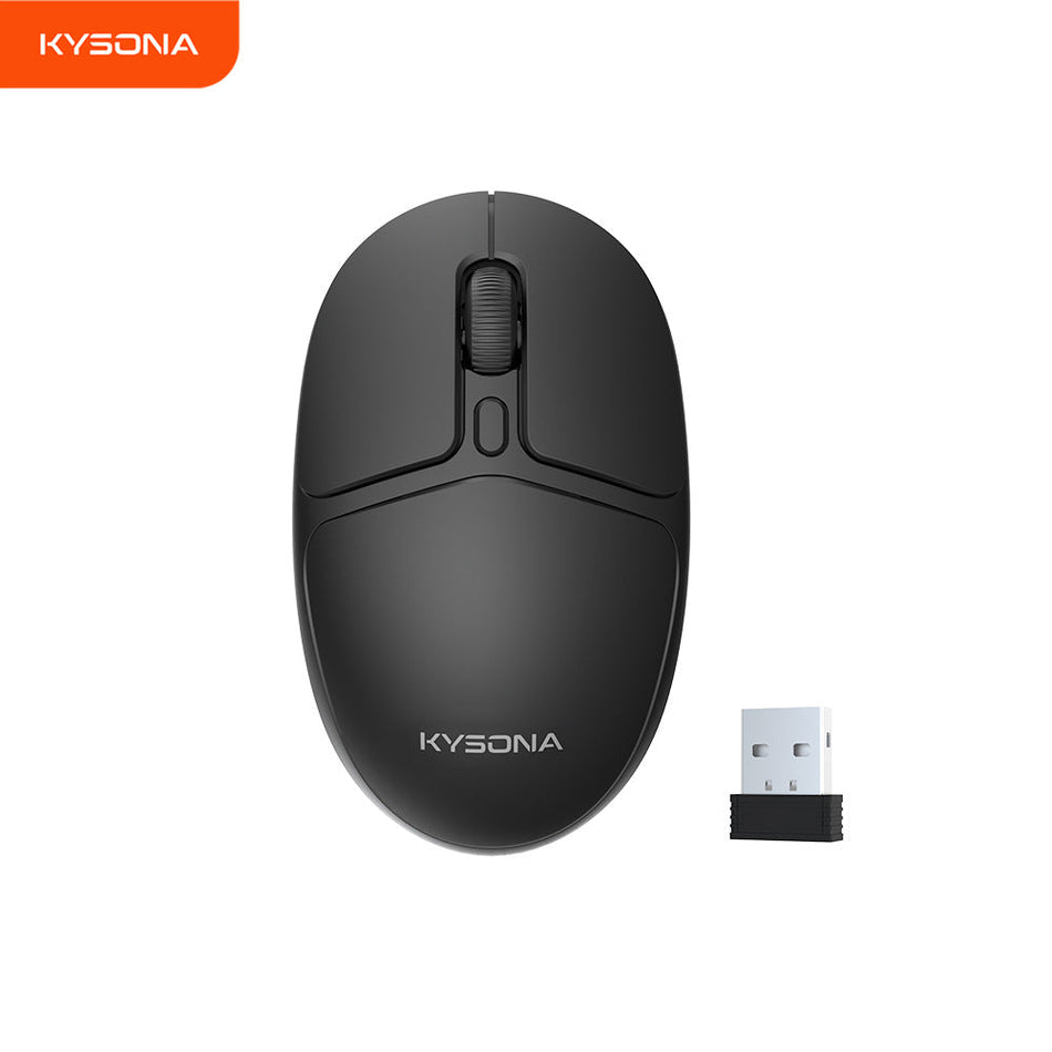 Kysona Silent Wireless Mouse – Rechargeable & Colorful