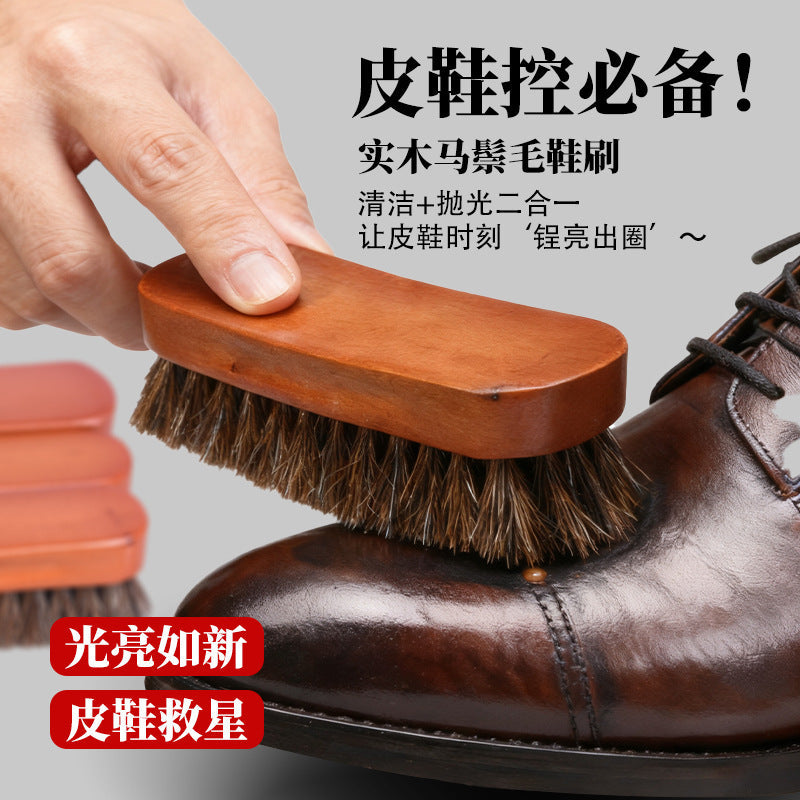 Cross-Border Horse Hair Car Interior Cleaning Brush Tool