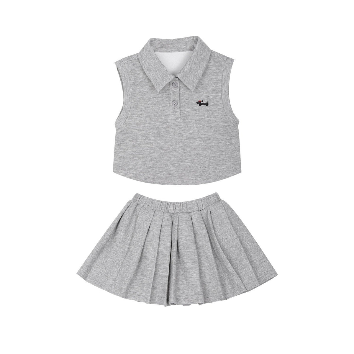 Girls Preppy Vest & Skirt Set – Korean Preppy Kids Fashion Nepal | Tudoholic