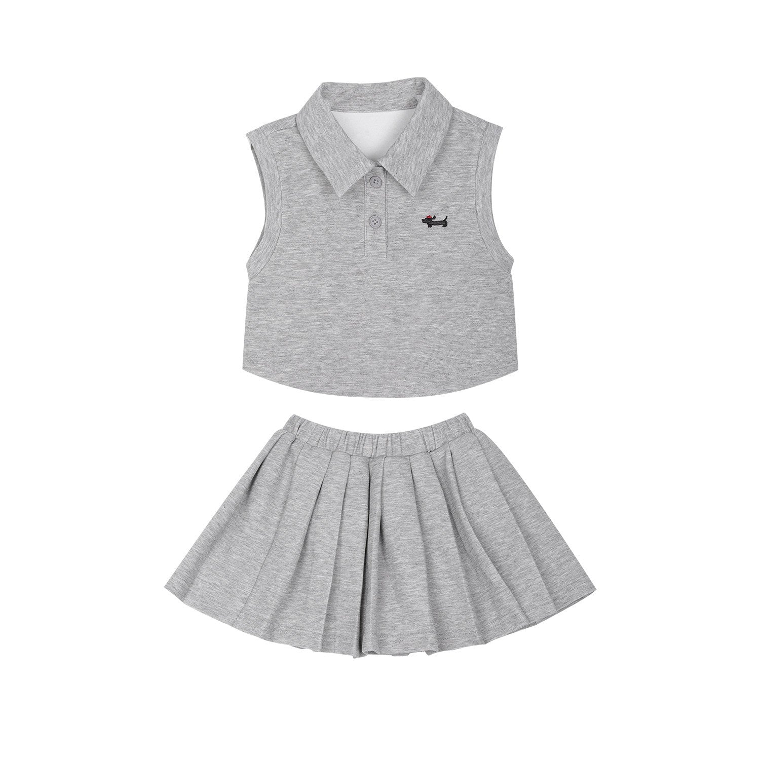 Girls Preppy Vest & Skirt Set – Korean Preppy Kids Fashion Nepal | Tudoholic