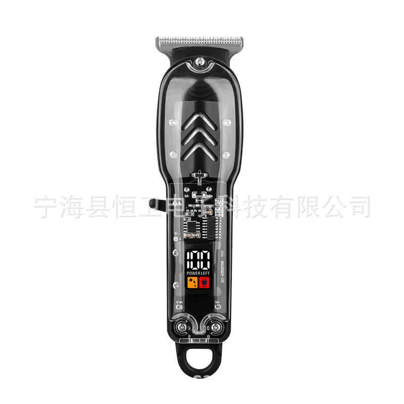 Transparent Self-Cut Hair Clipper – HW-TJ007 Pro Tool