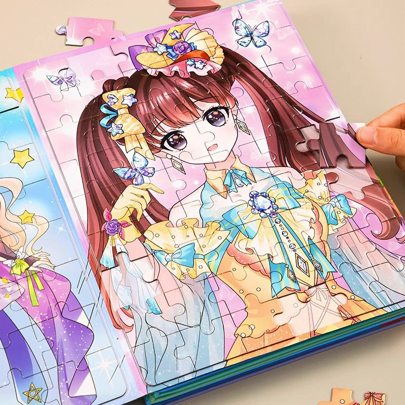 Magnetic Princess Puzzle Toy for Girls Age 3–6