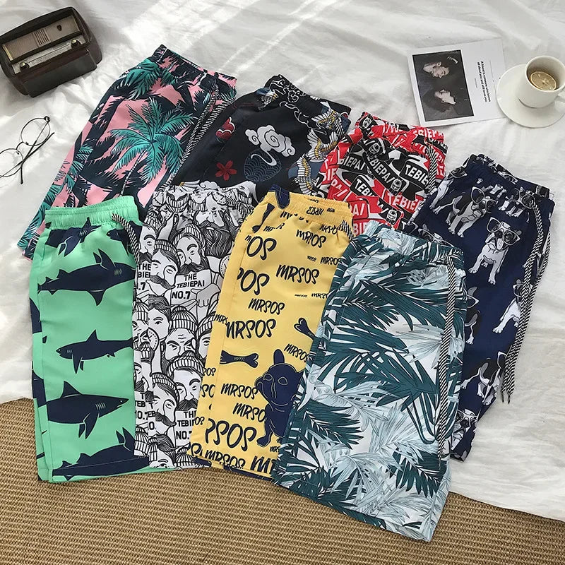 Korean-Style Beach Shorts – Trendy & Loose