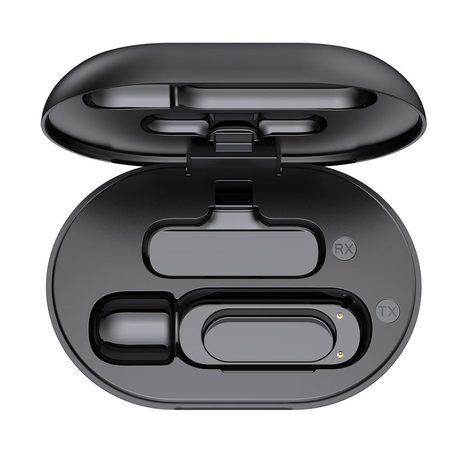 K60 Wireless Tie Clip Mic – Noise-Reducing Mini Mic with Charging