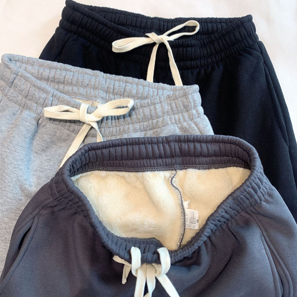 650g Lambswool Thick Winter Sweatpants