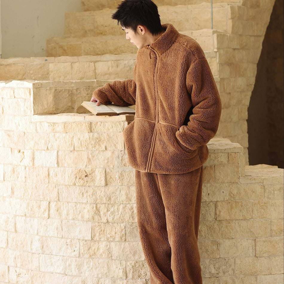 Men’s Winter Velvet Pajamas Thickened Warm Autumn 2026