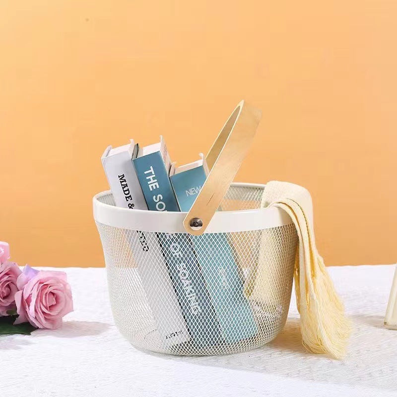 Scandinavian Iron Hand Basket | Gift & Storage