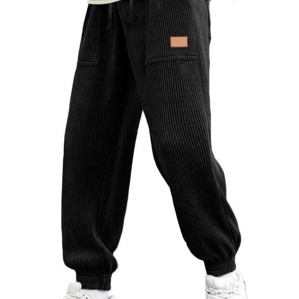 Men’s Corduroy Jogger Pants Loose Fit 2024