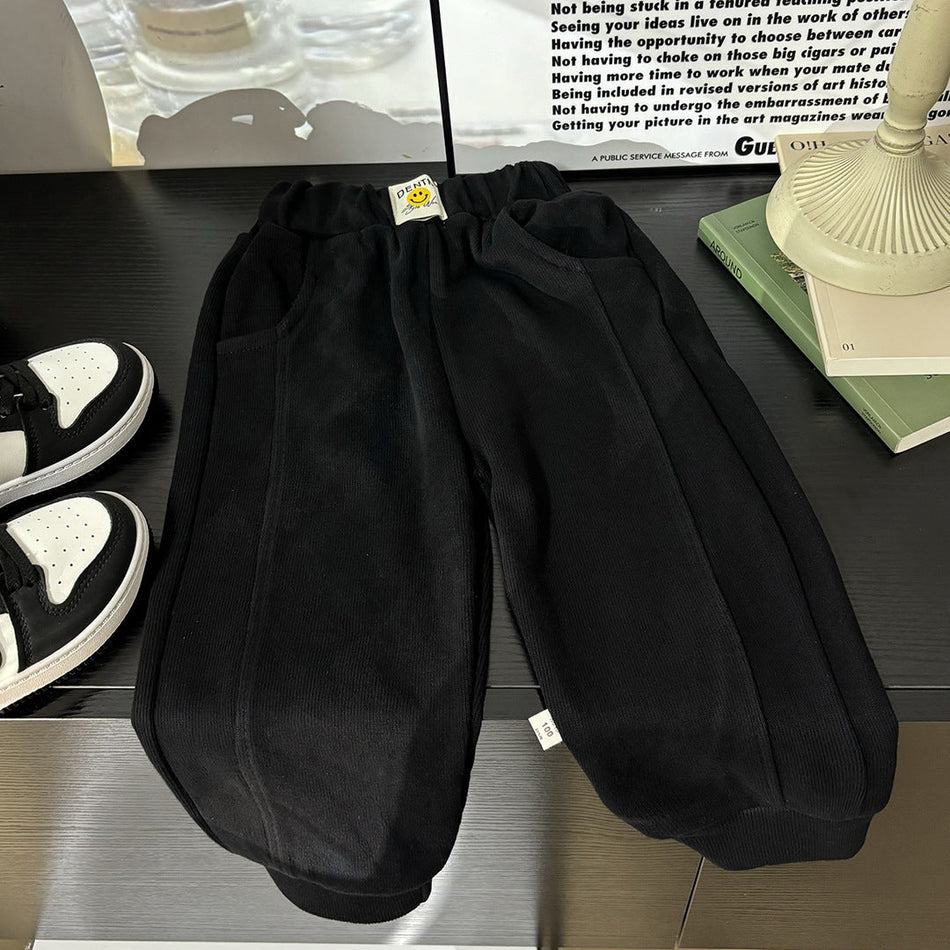 STOCK-Kids’ Casual Sweatpants | Boys & Girls Autumn Sports Pants