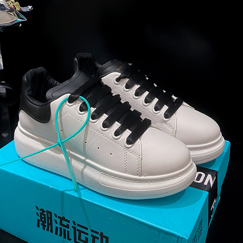 STOCK-Thick-Soled White Sneakers for Couples