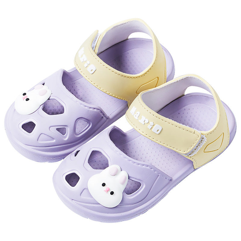Kids Closed Toe Sandals Summer Korean Style Shoes
