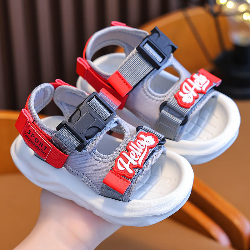Boys’ Summer Velcro Sandals – Comfy & Ready for Play