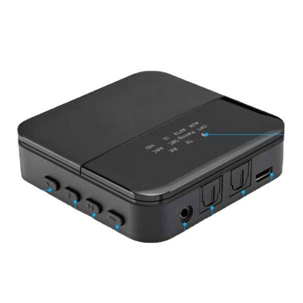Bluetooth 5.0 Audio Receiver Adapter with Dual AUX Output