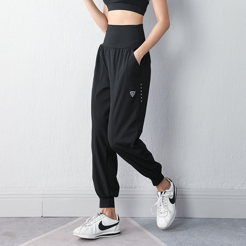 STOCK-Women's High-Waist Sports Pants – Breathable & Quick-Drying
